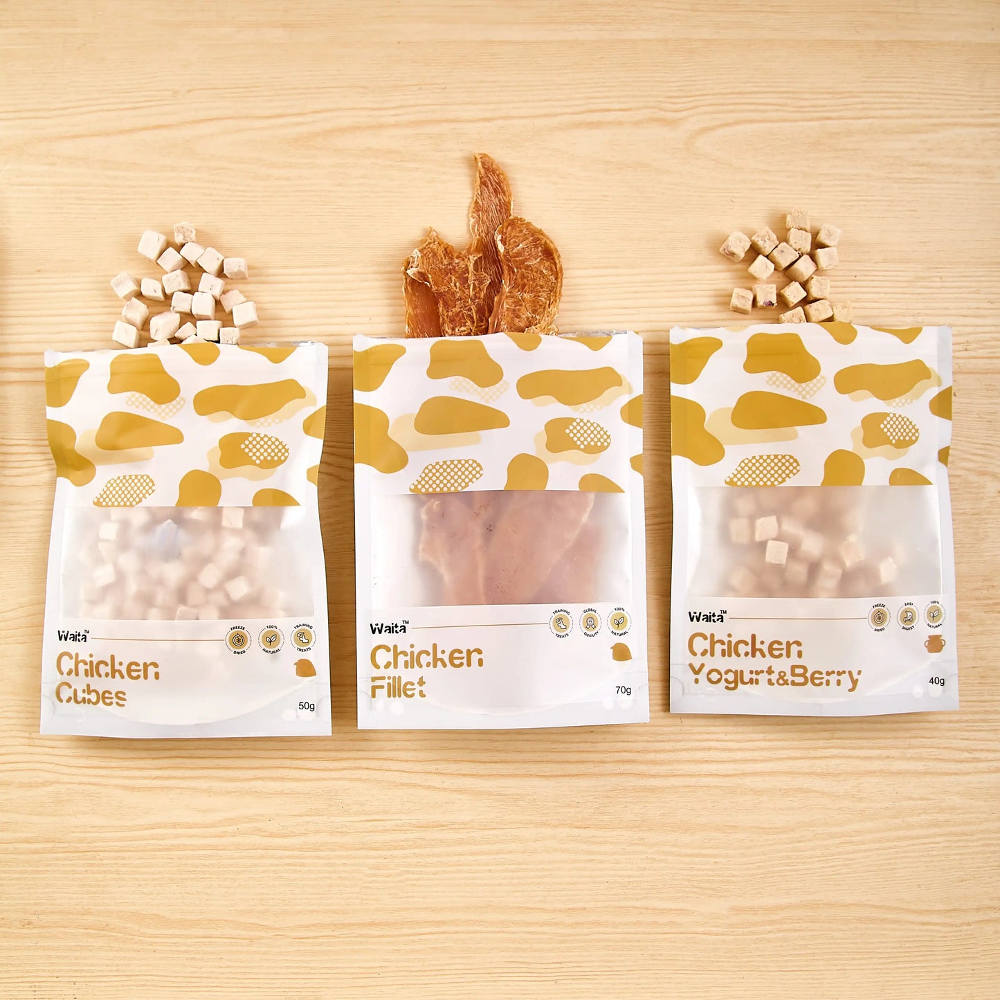 Natural Freeze Dried Chicken Cube 50g