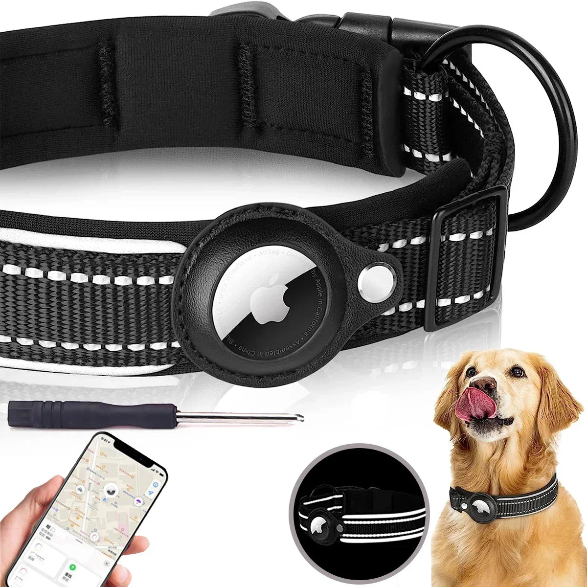 GreenPaws AirTag Eco Collar.