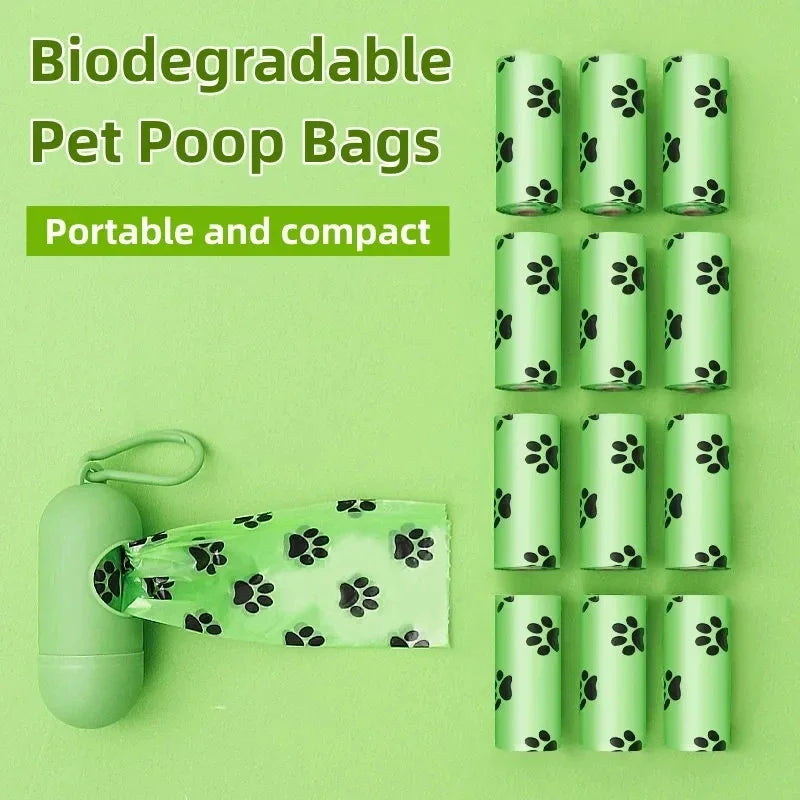 GreenPaws Eco Poop Bags - 30 Rolls, 15 Bags/Roll