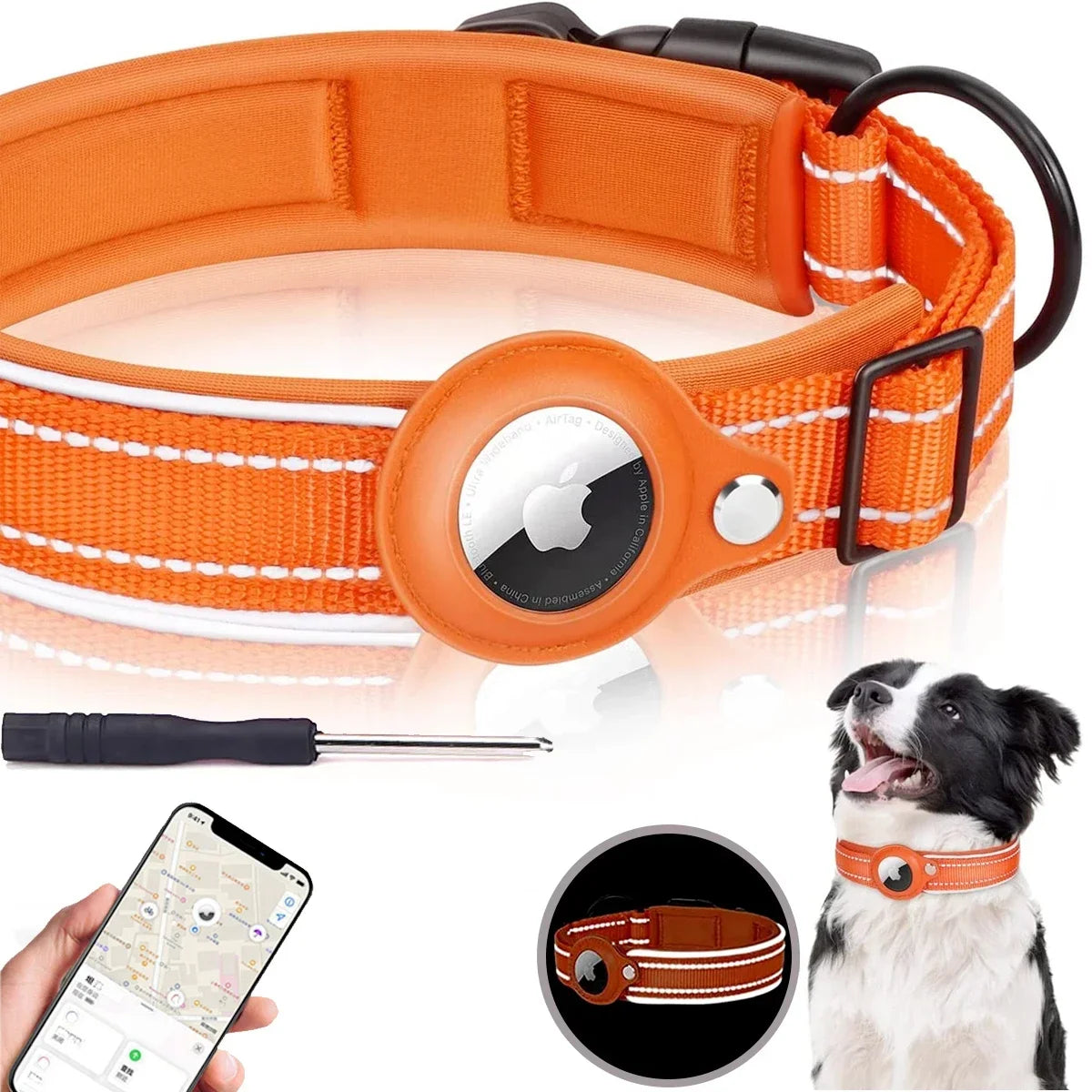 GreenPaws AirTag Eco Collar.