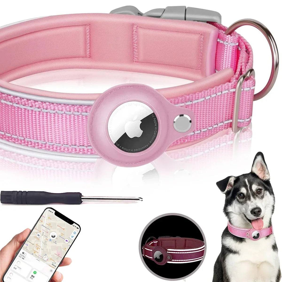 GreenPaws AirTag Eco Collar.
