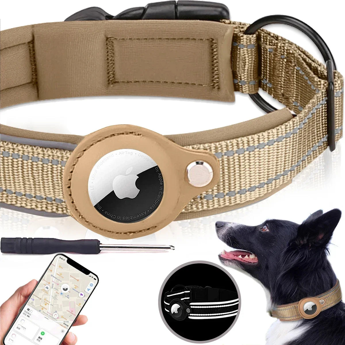 GreenPaws AirTag Eco Collar.