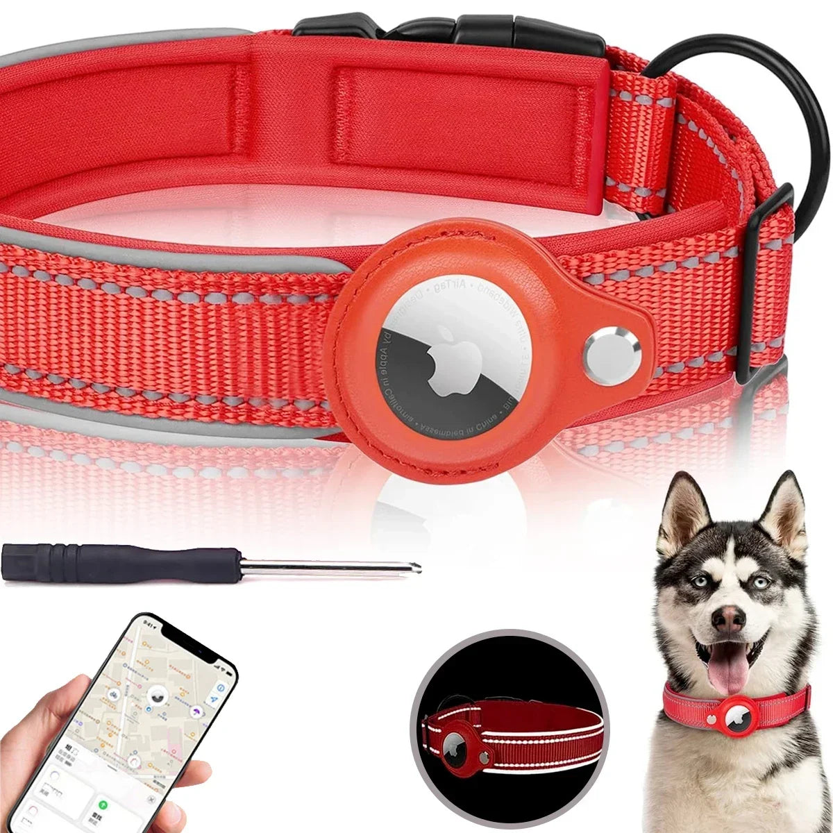 GreenPaws AirTag Eco Collar.